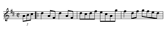 Murphy's Hornpipe - staff notation