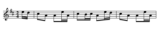 Murray of Harris's March - staff notation