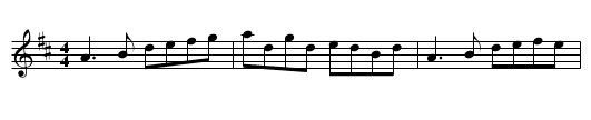 Murray's Reel - staff notation