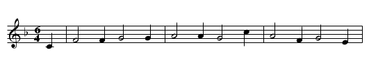 Muscatellerlied - staff notation