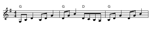 Muschats Cairn - staff notation