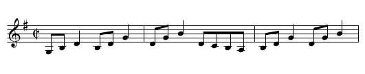 Muschats Cairn - staff notation