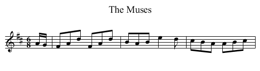 Muses, The - staff notation
