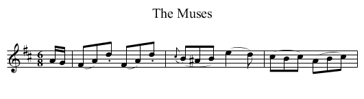 Muses, The - staff notation