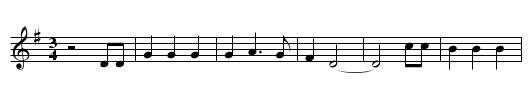 Mush, Mush, Mush Too-Ri-Li-Ady - staff notation