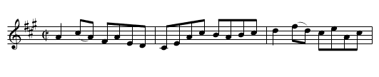 Music In the Glen  (reel)   1183 - staff notation