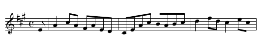 Music in the Glen - staff notation