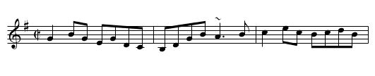 Music in the Glen - staff notation