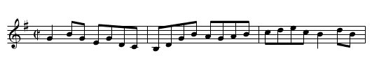 Music in the Glen - staff notation