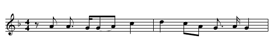 Musing on the Roaring Ocean - staff notation