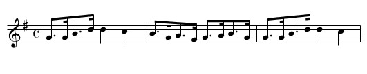 (Musique pour le Lour - continued) - staff notation