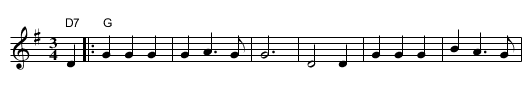 Musta Rudolf [waltz] - staff notation