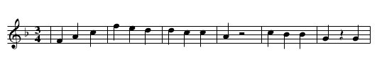 MUTTER ACH MUTTER ES HUNGERT MICH - staff notation