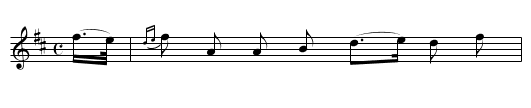 MY AIN KIND DEARIE, O - staff notation
