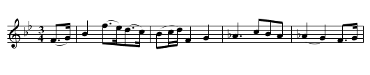 MY APRON DEARIE - staff notation