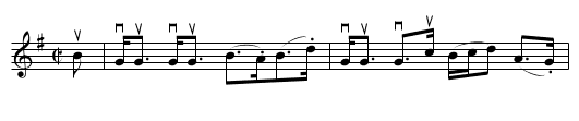 MY BONNIE LADDIE -- HIGHLAND FLING - staff notation