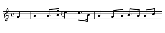 My Braw Highland Laddie - staff notation