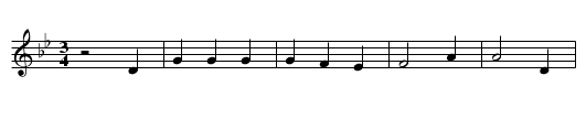 My Children Are Laughing - staff notation