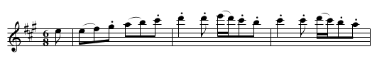My dear stay with me - staff notation