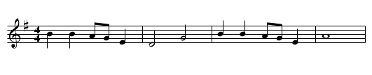 My Dog's Bigger Than Your Dog - staff notation