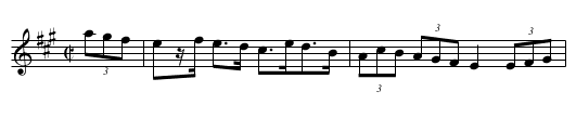 My Favorite Jig - staff notation