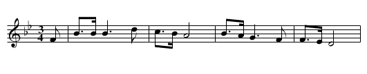 My favourite if I could get thee - staff notation