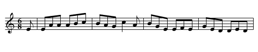 My Former Wife - staff notation