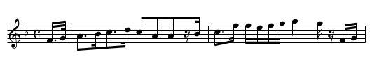My heart is broke since thy departure - staff notation