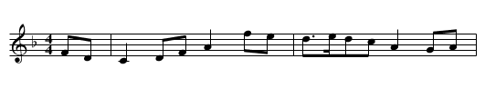 My Heart is Heavy - staff notation