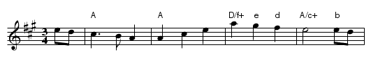 My Home - staff notation