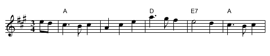 My Home - staff notation