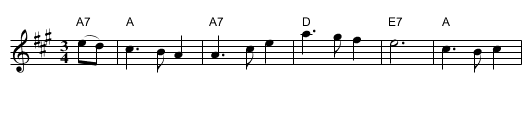 My Home - staff notation