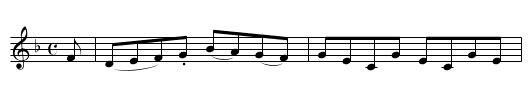 My Laddie is a Sailor - staff notation