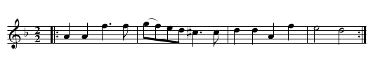 MY LADY CULLEN - staff notation
