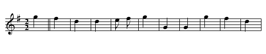 My Lady Winwood's Maggot - staff notation