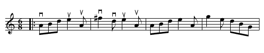 MY LAME LEG - staff notation