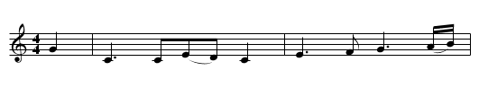 My Last Farewell to Sterling - staff notation