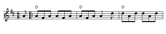 My Lord Byron's Maggot - staff notation