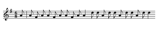 My Lord Byron's Maggot - staff notation