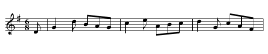 My Lord of Sherborne's Jig - staff notation