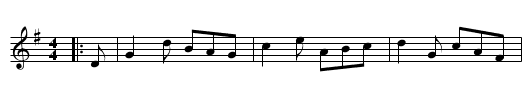 My Lord of Sherborne's Jig - staff notation