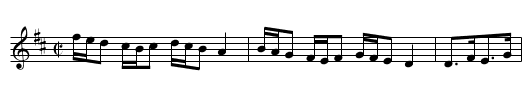 My Lord's Delight - staff notation
