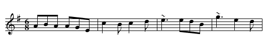 My Love in the Morning - staff notation