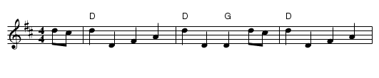 My Love is but a Lassie Yet - staff notation