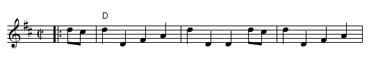 My Love is But a Lassie Yet - staff notation