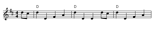 My Love is But a Lassie Yet - staff notation