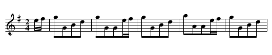 MY LOVE IS BUT A LASSIE YET - staff notation