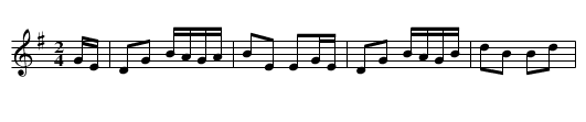 My Love is But a Lassie - staff notation
