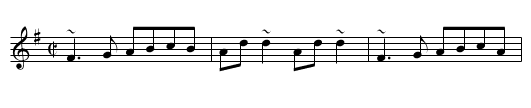 My Love is in America - staff notation