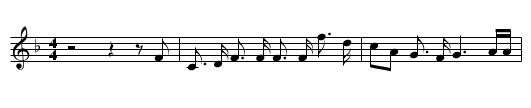 My Love is Like a Red Red Rose - staff notation